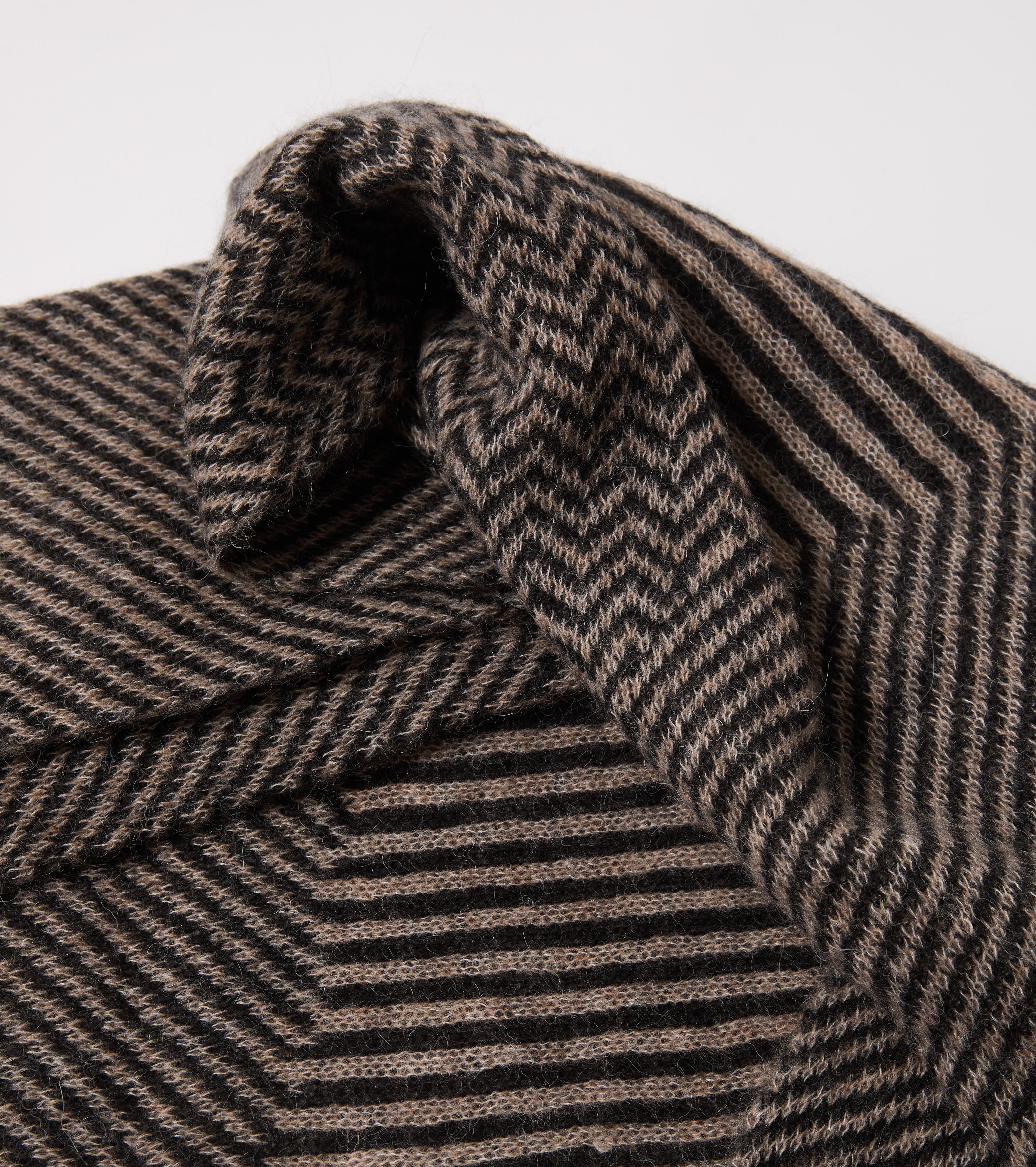 Sciarpa in misto lana jacquard