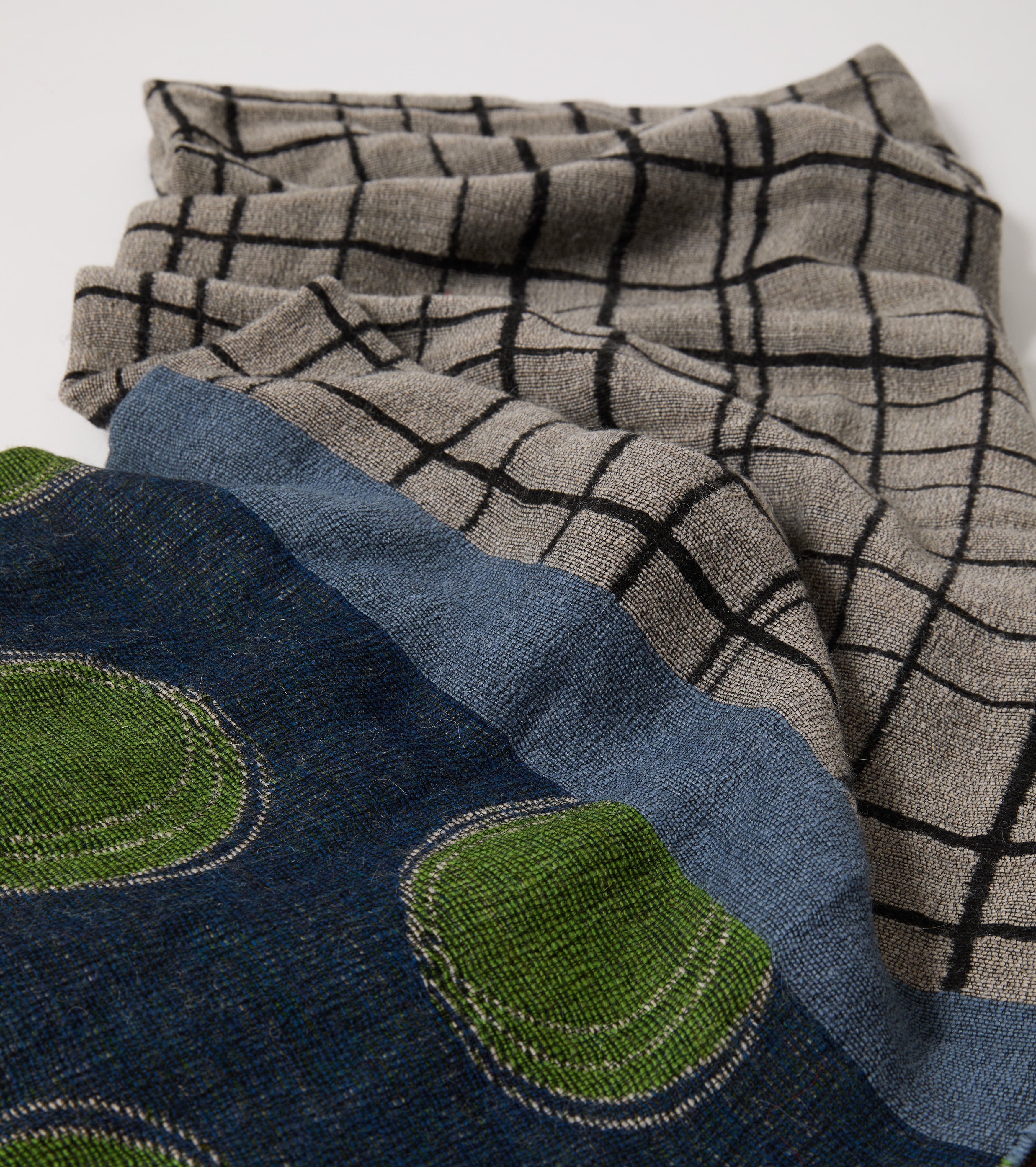 Sciarpa in filato di lana e alpaca