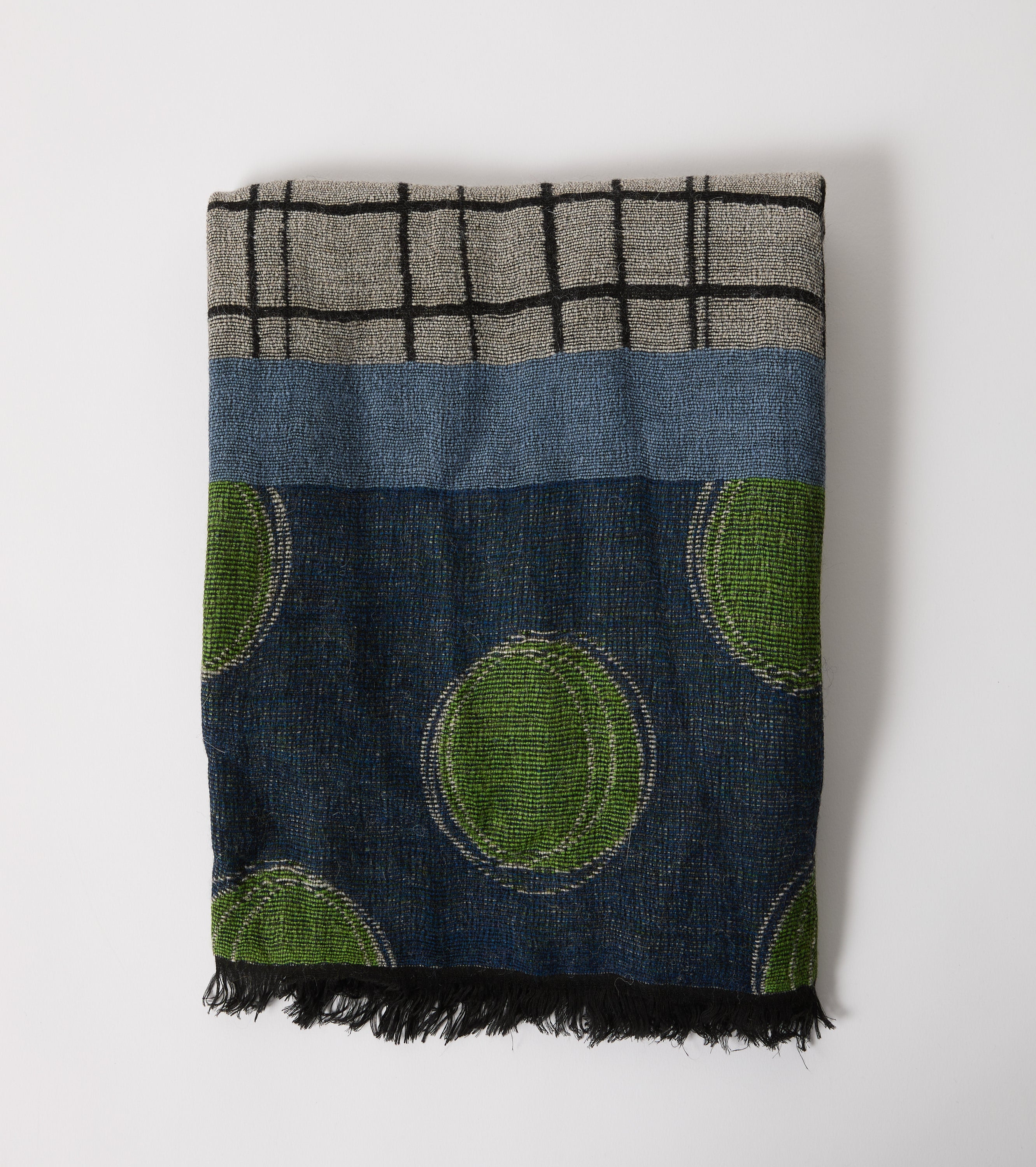 Sciarpa in filato di lana e alpaca