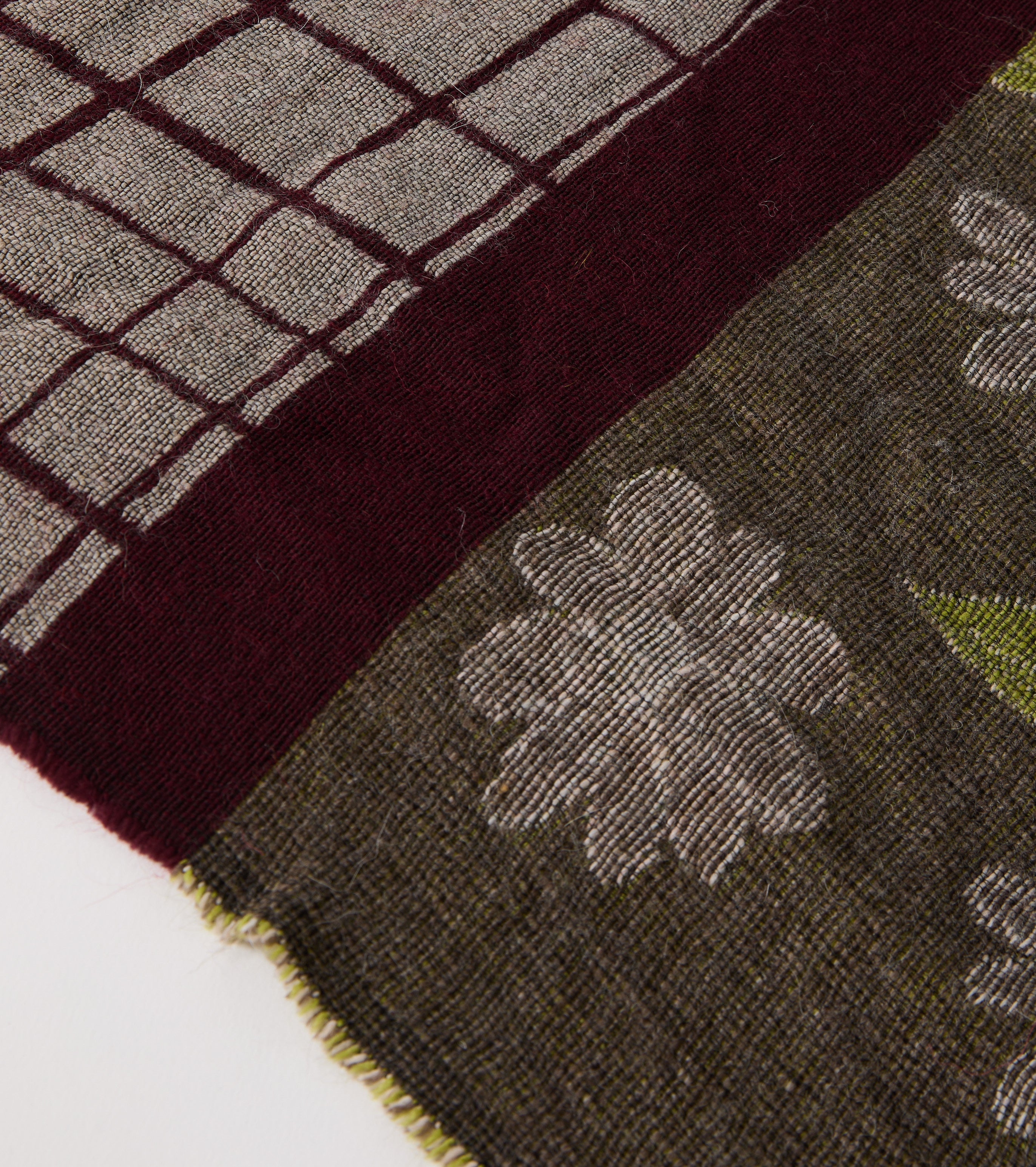 Sciarpa in filato di lana e alpaca