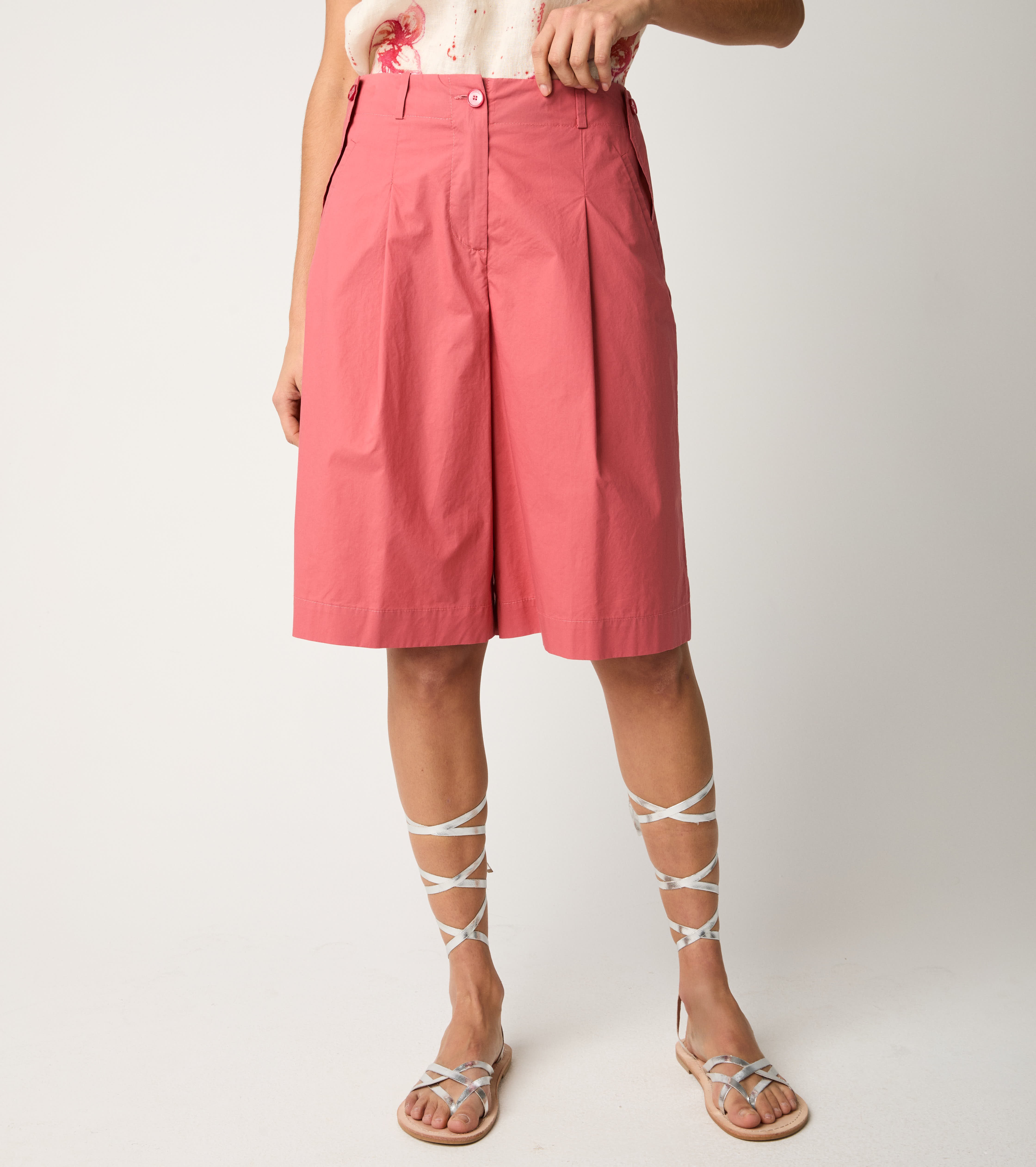 Bermuda con pinces marmellata