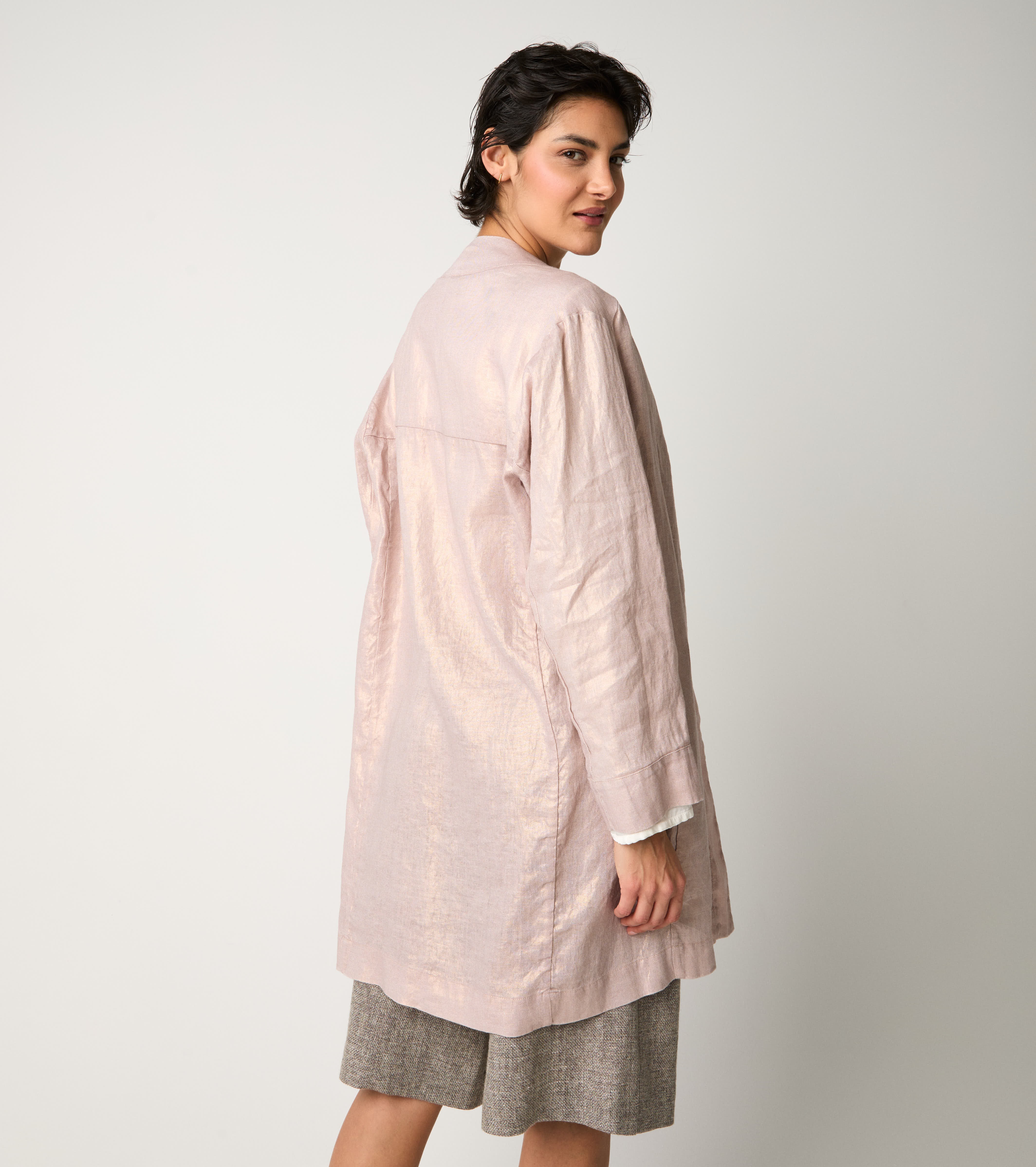 Kimono jacket with long sleeves shade