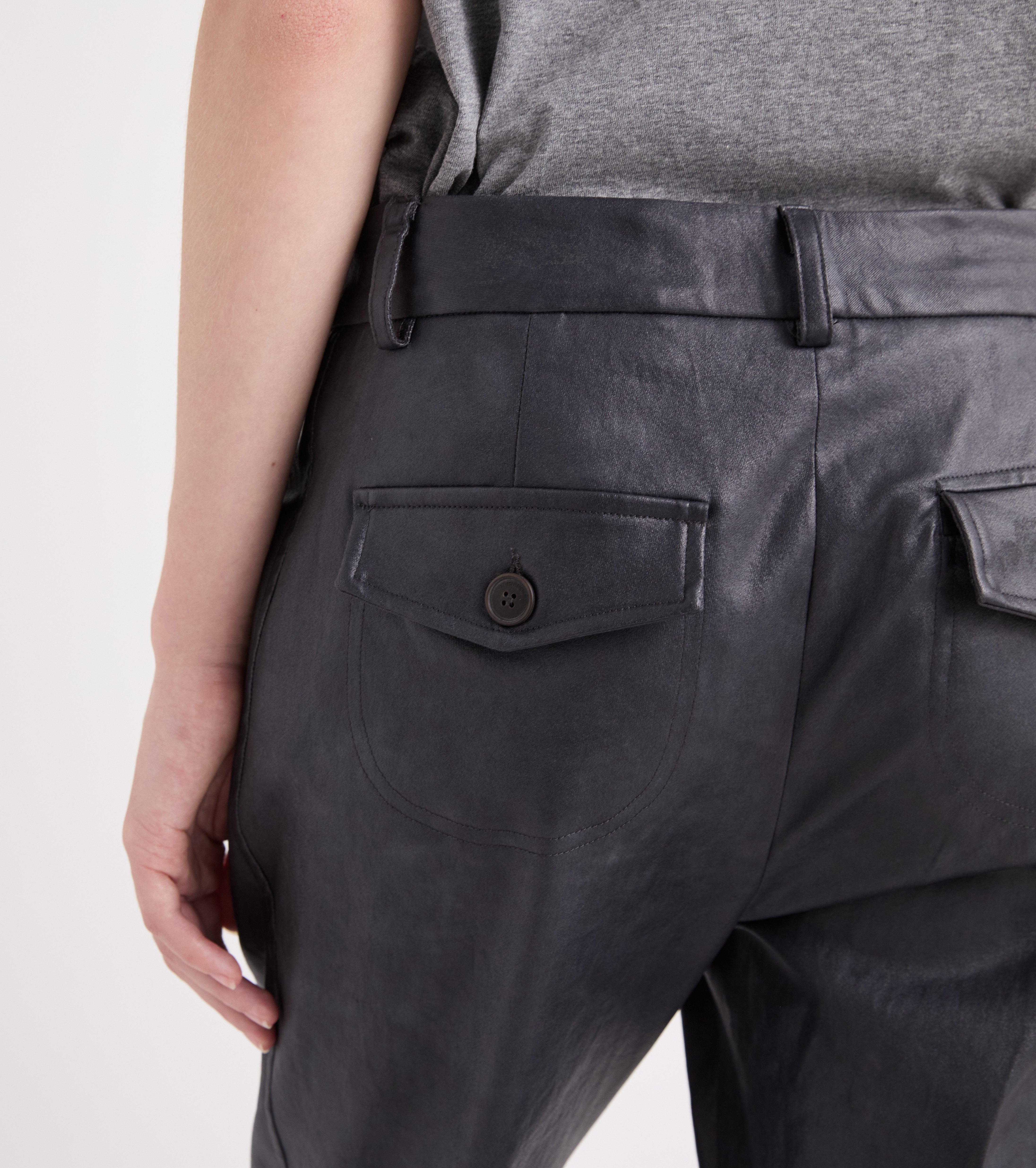 Pantaloni flare con spacchi al fondo multicolor