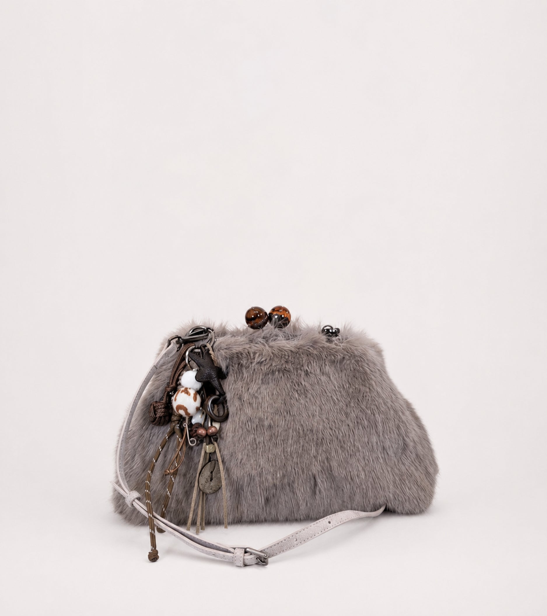 Crossbody bag with ‘Ombra’ charms