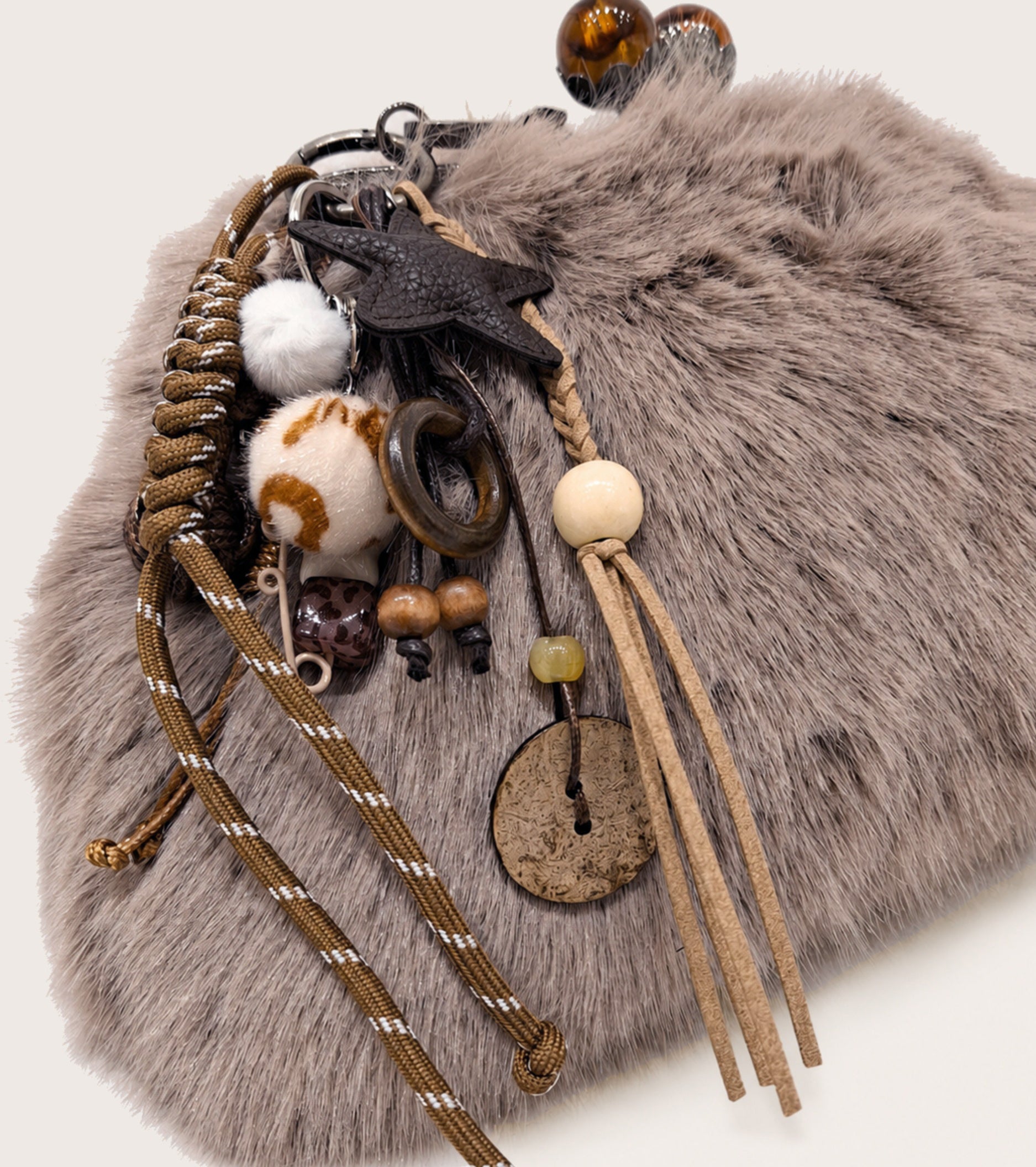 Crossbody bag with ‘Ombra’ charms