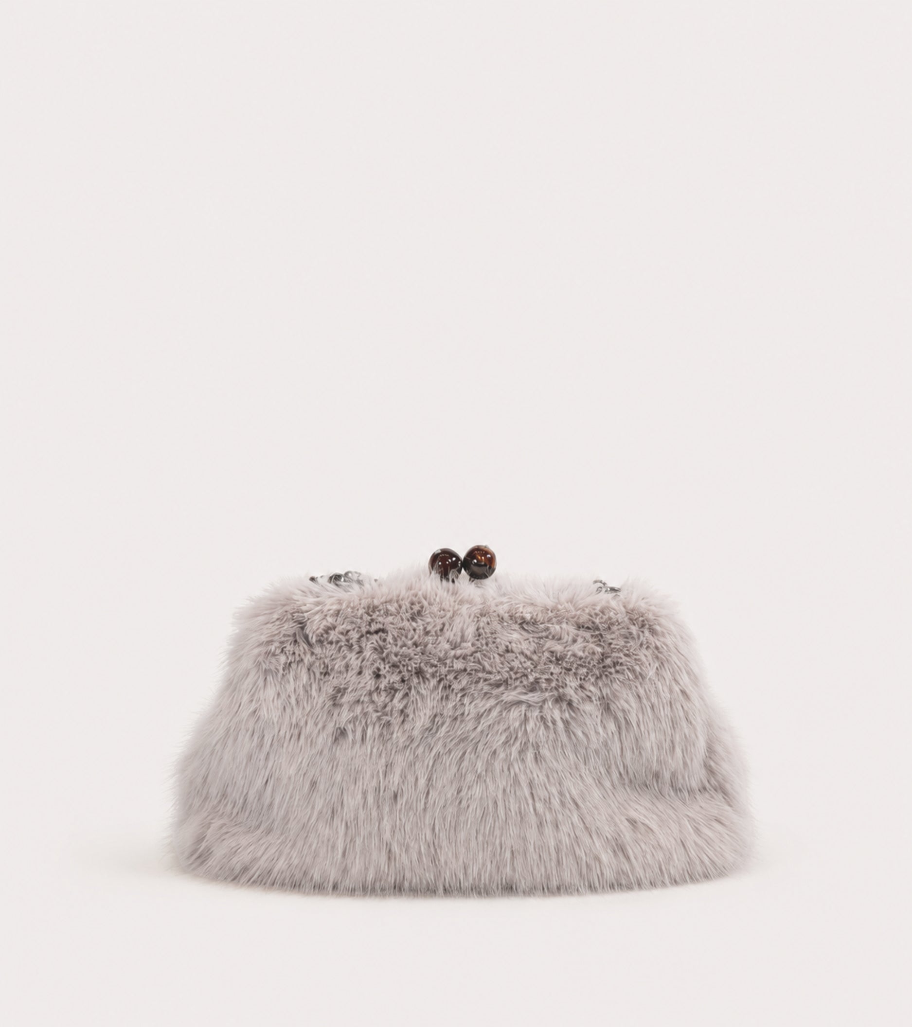 Sand-coloured crossbody bag with charms