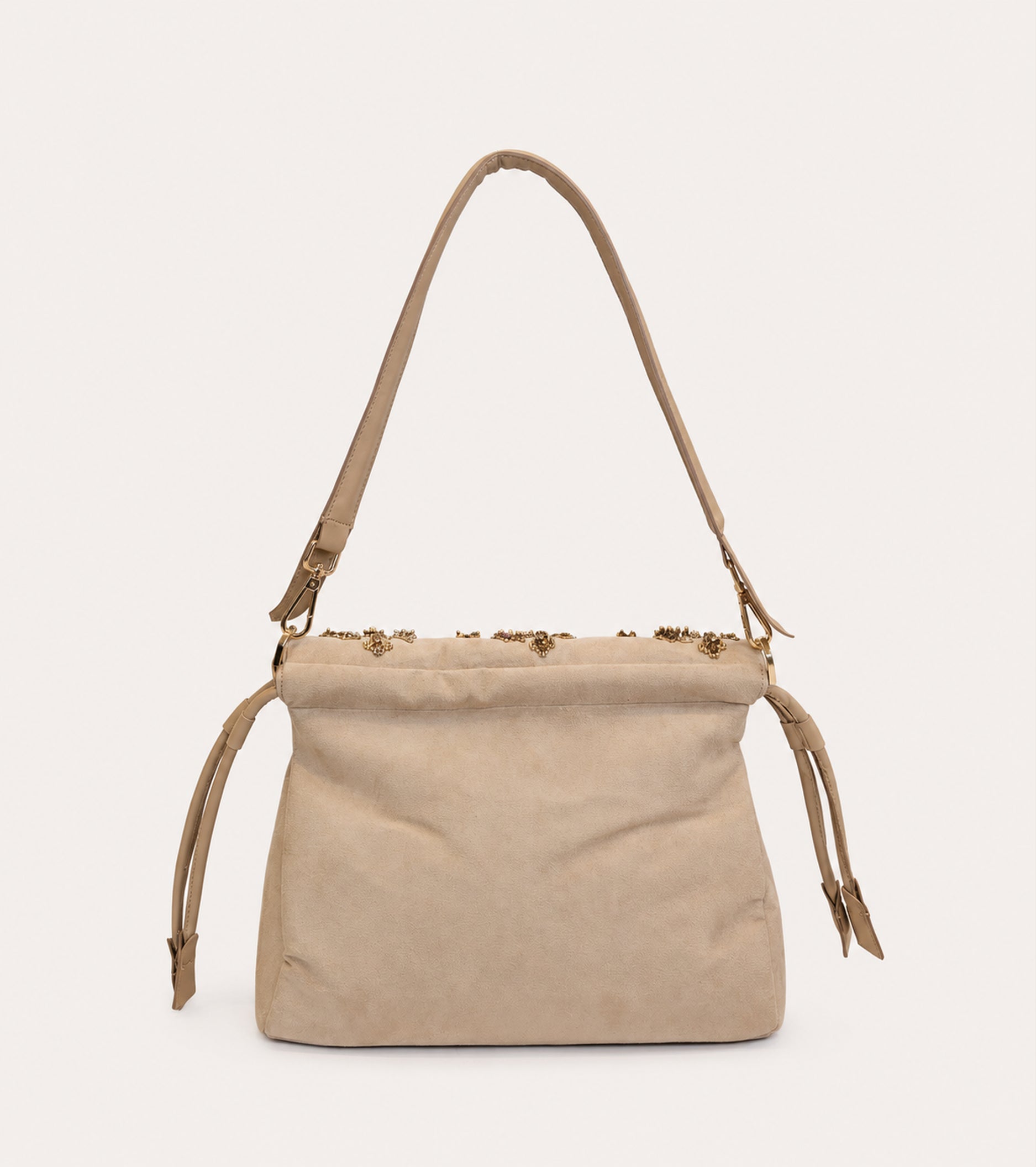 Borsa a spalla in suede corda