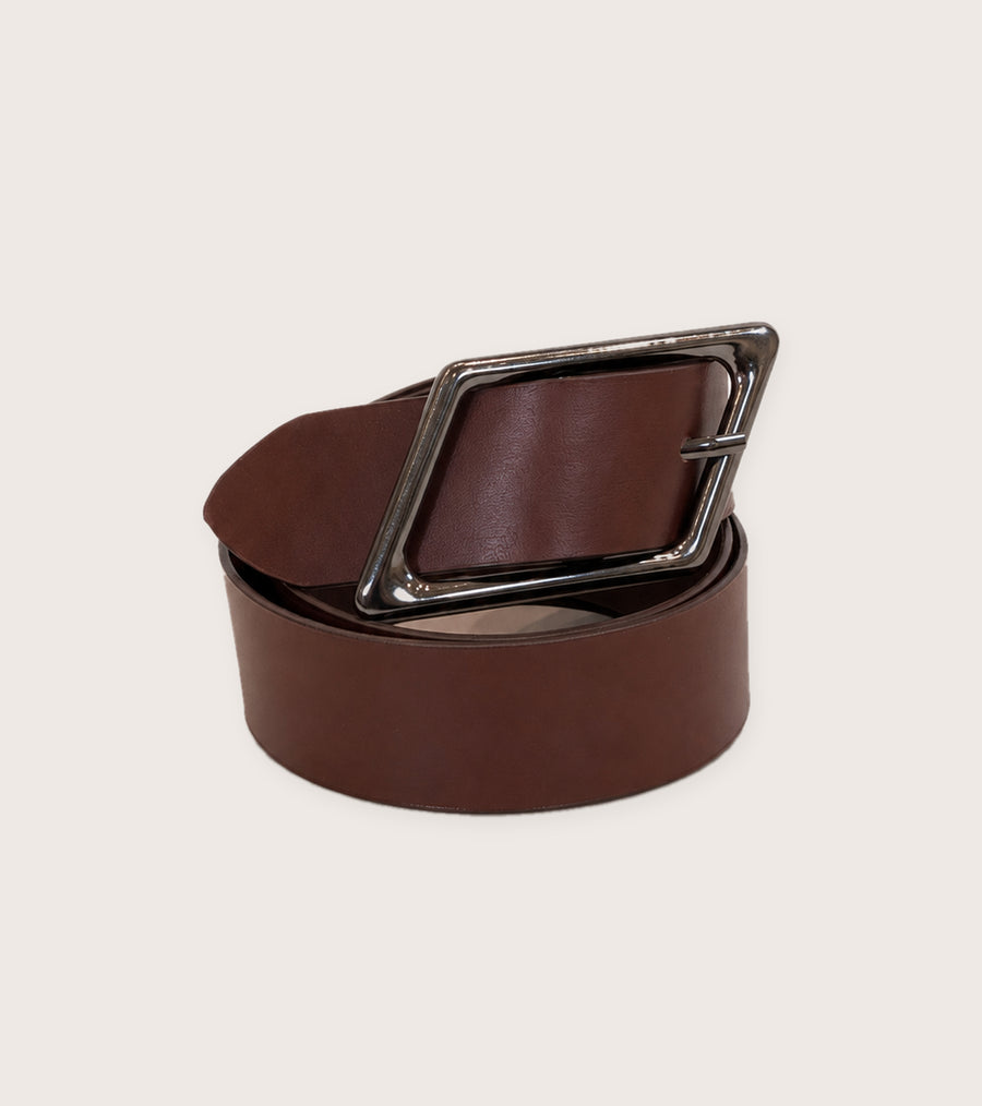 Cintura con fibbia regolabile cherry