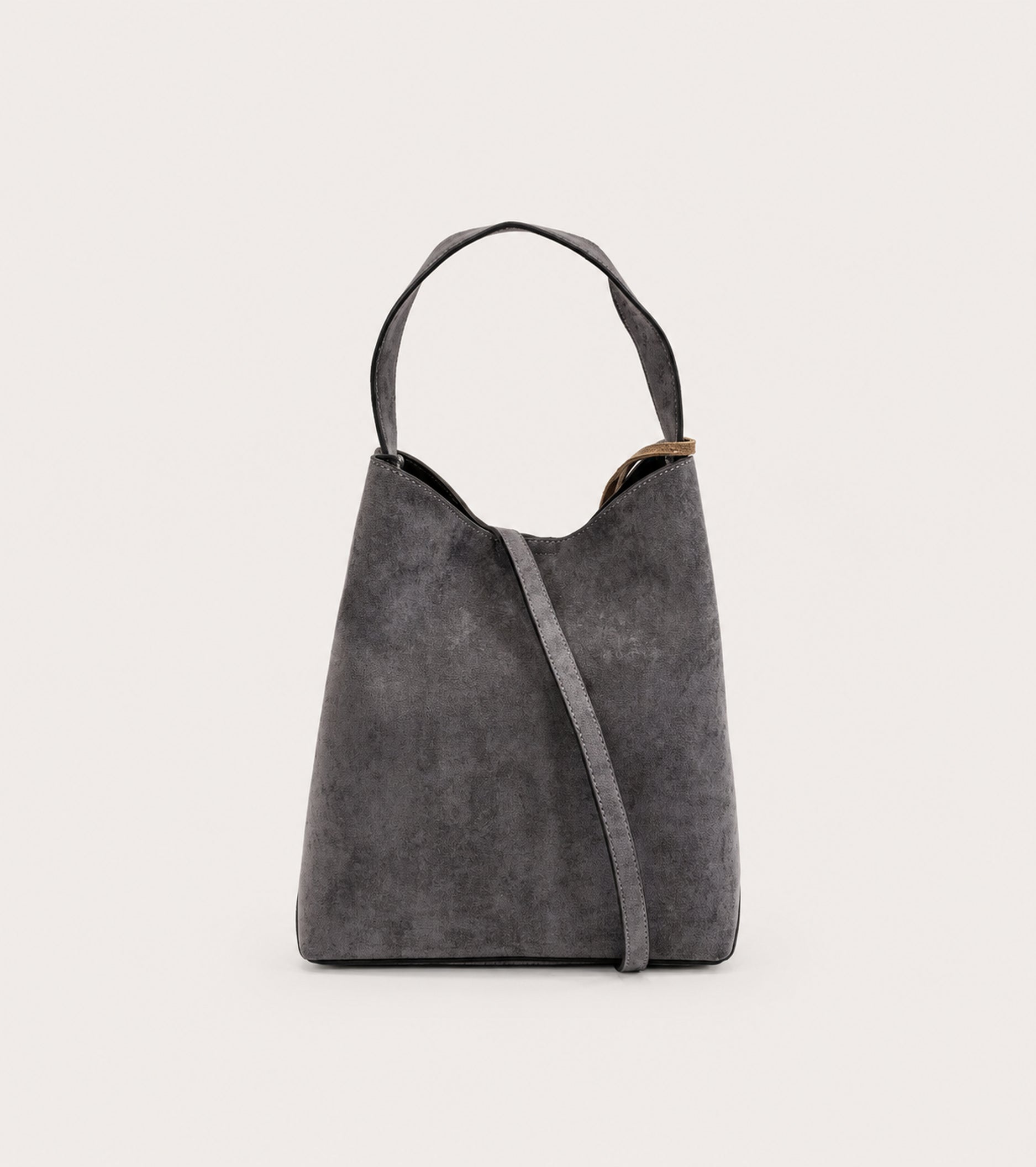 Borsa a secchiello con charm AS lavagna