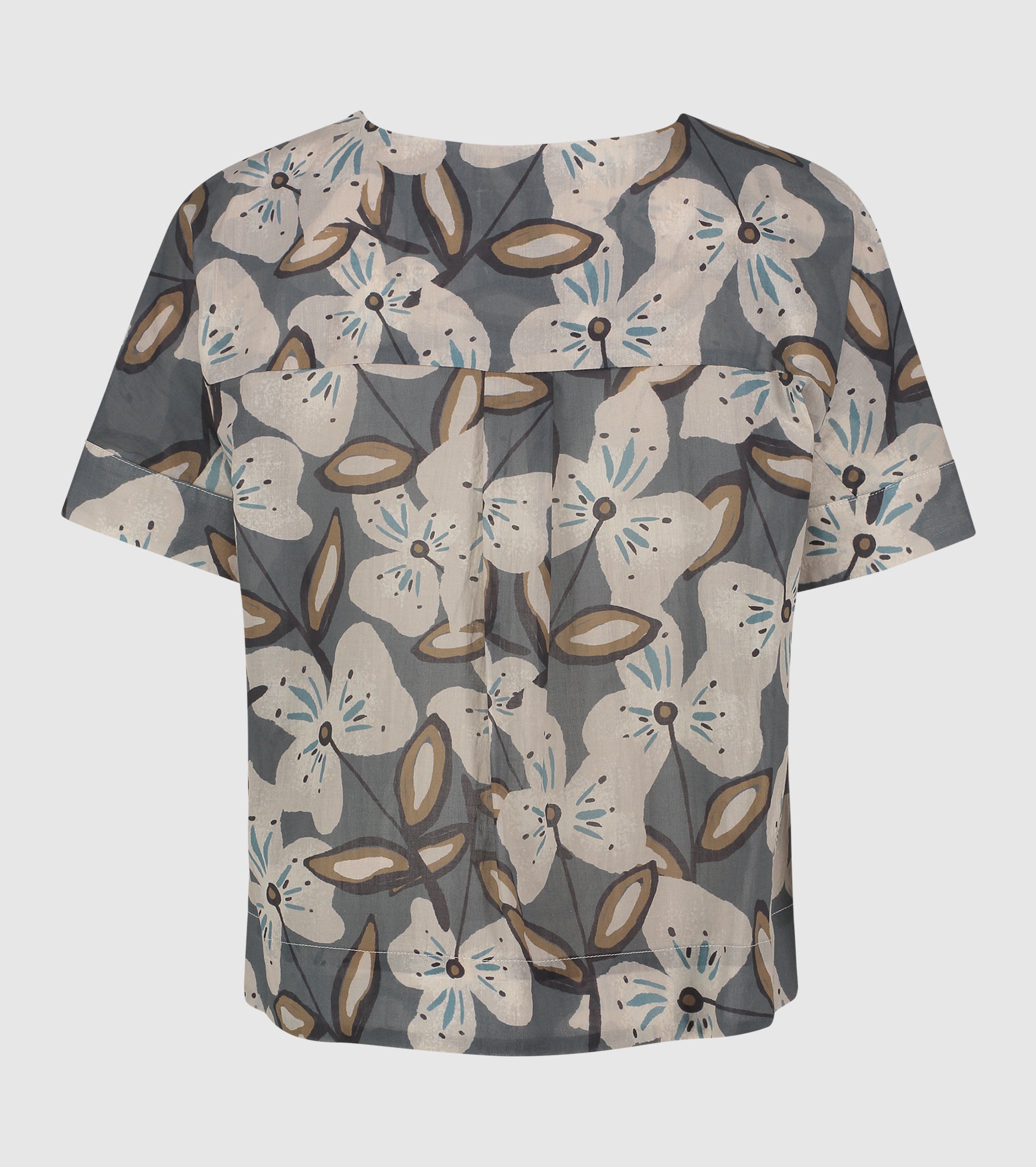 T-shirt con stampa floreale fiori